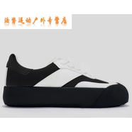 斑弗犀白敬亭鞋蓬蓬鞋男女低幫休閑胖德訓(xùn)鞋厚底黑白熊面包球鞋 goodbai鞋黑拼白專柜版 41