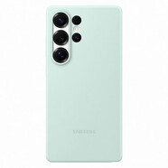 三星（SAMSUNG）Galaxy S25 Ultra 硅膠保護(hù)殼 手機(jī)殼 淺綠色