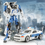 泰芬樂(lè )兒童玩具車(chē)3-6歲合金車(chē)模小汽車(chē)警車(chē)玩具變形機器人男孩生日禮物