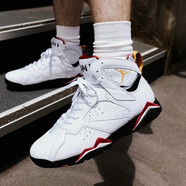 耐克（NIKE）Air Jordan 7 AJ7喬7男子籃球鞋342964 白色CU9307-106 44