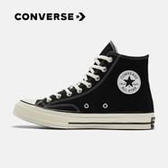 匡威Converse男鞋女鞋帆布鞋情侶1970S三星標(biāo)運動鞋學(xué)生休閑板鞋 1970s黑高162050C 現(xiàn)貨速發(fā) 40