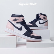 耐克（NIKE）AJ1男鞋女鞋  AIR JORDAN 1 HIGH OG 泡泡糖粉白黑紅禁穿籃球鞋 DD9335-641 黑粉腳趾 泡泡糖 42.5