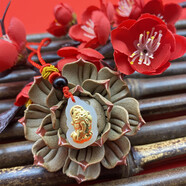 bhiodha金鑲玉吊墜男女招財轉運和田玉墜保險會(huì )銷(xiāo)金店促銷(xiāo)活動(dòng)禮品 貔貅(整套含禮盒)