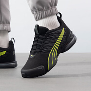 彪馬（PUMA）男鞋女鞋2025冬季新款緩震透氣跑步鞋潮流時尚運動鞋低幫休閑鞋 379601-17/黑色-黃色 40