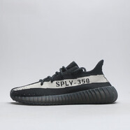 阿迪達(dá)斯 （adidas）Yeezy Boost 椰子 350 V2 黑白跑鞋 BY1604官方旗艦 BY1604 36
