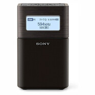 索尼（SONY）【海外直郵】便捷收音機 fm調頻小廣播老年人隨身收音機 SRF-V1BT立體聲收音機 SRF-V1BT-B 黑色
