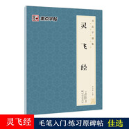 钟绍京唐小楷灵飞经 历代碑帖精粹 简体旁注 小楷楷书碑帖毛笔古帖书法字谱集