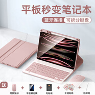 法普拉 適用蘋果iPadpro11英寸藍(lán)牙鍵盤保護(hù)套10.2英寸10代10.9寸air67平板9.7殼8/9代鼠標(biāo)Pro13寸保護(hù)殼 【淡雅粉+鍵盤+鼠標(biāo)】筆槽款/背光版 iPad Pro/Air3 
