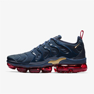 NIKE耐克男鞋 AIR VAPORMAX PLUS 復(fù)古全掌大氣墊緩震 男士運動跑步鞋 藍(lán)紅色924453-405 38.5 標(biāo)準(zhǔn)38.5/US6