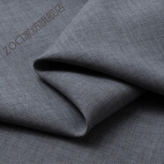 ZOCI布料面料作衣服工裝外套抗皺面料手工微彈男西裝制服全滌布料 中灰(半米價(jià)) 多買連著的