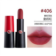 阿瑪尼（ARMANI）阿瑪尼誓愛啞光口紅400 406 105 301號色黑管口紅405烤番茄紅配件 406# 皇后紅