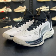 李寧籃球鞋男透氣秋音速11Team低幫實(shí)戰耐磨減震回彈運動(dòng)鞋子 ABPT057 標準白/黑色/ABPT057-1 44