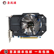 【準新】技嘉華碩索泰七彩虹GT730 750i GTX950GTX1060 1660S游戲顯卡 技嘉GV-N750OC-2GI