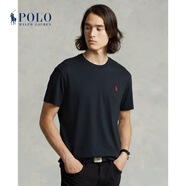 Polo Ralph Lauren 拉夫勞倫男裝 經(jīng)典款定制修身版型短袖T恤RL12050 001-黑色 M