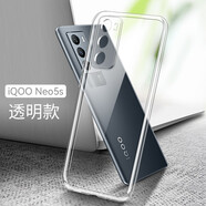 浪龙 vivo iQOONeo5手机壳 iqooneo5SE/neo3超薄透明硅胶软壳 全包防摔壳 iQOO Neo5S透明白 升级版裸机手感 透明硅胶软壳