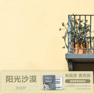 嘉寶莉靚家外墻漆防水防曬外墻乳膠漆工程建筑墻面漆環(huán)保涂料白漆油漆 陽(yáng)光沙漠 5KG刷20-25平米（送工具）