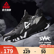 匹克（PEAK）凱旋1.0籃球鞋男鞋夏季緩震耐磨皮面運(yùn)動(dòng)鞋水泥地防滑實(shí)戰(zhàn)球鞋男 黑色 42