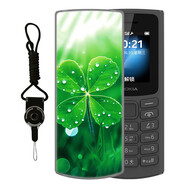 貝倫斯 諾基亞105手機殼卡通2023版4g/2g學(xué)生老人機時(shí)尚簡(jiǎn)約創(chuàng  )意個(gè)性定制保護套 YE-幸運草+掛繩 諾基亞105【2023版4g】