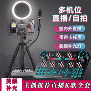 貝音凱 V20主播唱歌聲卡套裝電容麥外置手機(jī)電腦通用全民K歌抖音帶貨戶外直播支架麥克風(fēng)專業(yè)直播設(shè)備 V20+E300+美顏支架（室內(nèi)戶外通用）
