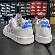 阿迪達斯 （adidas）女鞋2025新款夏季運動鞋復(fù)古輕便簡約休閑鞋板鞋 EE9689白色鐳射標(biāo) 36.5