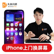 大拿闪修 北京苹果手机维修 iPhone上门换屏幕苹果换外屏玻璃盖板 苹果8/SE2 内屏坏(漏液/出绿线条)换原压