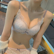 Carey Kay內(nèi)衣女無(wú)鋼圈聚攏文胸小胸性感蕾絲上托調(diào)整型少女文胸520送女友 煙紫色-單文胸(偏小一碼) 85B (38) 適合小胸(AB通杯)
