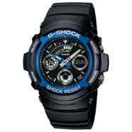 卡西歐（CASIO）男表AW-590系列時(shí)尚精致運(yùn)動(dòng)百搭太陽能耐沖擊運(yùn)動(dòng)休閑200m防水表 AW-591-2AJF