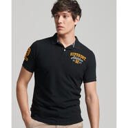 superdry極度干燥/冒險魂短袖t恤男士半袖POLO衫 夏季透氣舒適棉百搭休閑時尚潮流2025新品 Black黑色 L 碼適合胸圍102-107cm