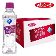 娃哈哈娃哈哈蘇打水微甜無汽弱堿性礦泉水夏季飲用水飲料350ml*24瓶整箱 微甜蘇打水500ml*15瓶