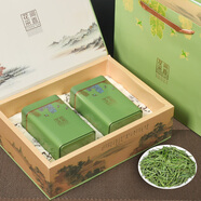 橙伯樂雀舌嫩芽綠茶2024新茶 一級(jí)翠芽春茶四川毛尖茶葉禮盒裝