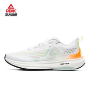 匹克態(tài)極6.0pro跑步鞋男鞋春季新品透氣緩震運(yùn)動(dòng)鞋回彈防滑跑鞋 大白/熒光橙 38