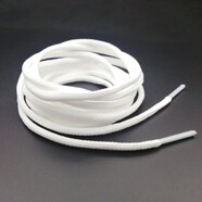 HKNS適配于耐··克喬··丹aj·3喬13黑白熊貓 愛(ài)與尊重aj·2白色黑色鞋帶圓形加長(cháng) AJ13白色 160cm