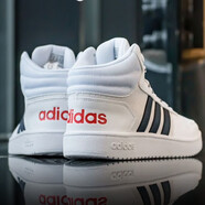 阿迪達斯 （adidas）男鞋冬季新款運動鞋防滑耐磨板鞋潮流百搭舒適休閑鞋EG4308 FY8616/白藍紅標 41