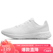 耐克NIKE跑步鞋送男友透气REVOLUTION 6春夏运动鞋DC3728-102白40.5