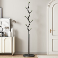 圣諾依琳奶油風(fēng)衣帽架落地臥室家用掛衣架高級藝術(shù)個(gè)性衣架樹(shù)杈黑+綠