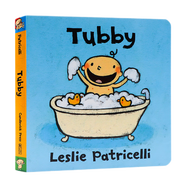 英文原版繪本 小毛孩系列一根毛小臟孩 Big Little/Potty  Leslie Patricelli 低幼兒童0-3歲紙板書 啟蒙認(rèn)知行為習(xí)慣培養(yǎng)情緒管理 Tubby洗澡澡