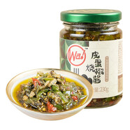 川娃子辣椒醬拌飯拌面醬 青辣椒剁椒醬拌面辣醬下飯菜皮蛋燒椒醬230g