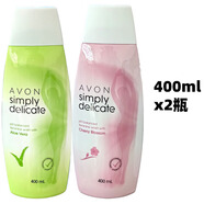 雅芳雅芳護理液400ml女性護理液溫和柔護綠色舒敏紫色舒緩鎮(zhèn)靜紅色 （綠蘆薈+粉櫻花）大瓶