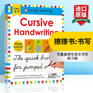 英文原版 可重復(fù)擦寫(xiě)書(shū)寫(xiě)練習(xí) Wipe Clean Workbook Cursive Writing