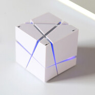 YWZR情人節(jié)禮物魔方藍牙音響實用藍牙音箱生日禮物送男生男朋友兄弟男 [彩紙包裝]魔方音響-白色Qone