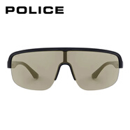 POLICE男全框運(yùn)動(dòng)風(fēng)太陽鏡眼鏡墨鏡SPLB47 亮黑鏡片漸變煙色/鏡面金 99 