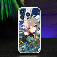 粿條青雀蘋果手機殼iPhone14Pro/12/XR防摔榮耀100Pro/50華為P50/小米11Pro保護套OPPOFindX5/新款viv 青雀91364-軟殼直邊-白色 iPhone12Pro