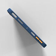 cancelcance1 適用蘋果iPad mini6 2021款8.3英寸便攜保護(hù)透明防摔防彎殼簡(jiǎn)約瑾 藍(lán)色【按鍵黃】 高透 iPad mini6(8.3英寸)