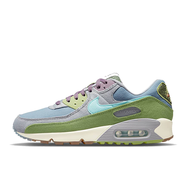 耐克 Nike Air Max 90 復古混搭男士氣墊緩震跑步鞋 休閑運動跑鞋 DM0036-400 藍綠 標準41/US8