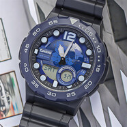 卡西歐（CASIO）日本運(yùn)動100米防水防水學(xué)生男表AEQ-100W-1A/1B AEQ-110W 電子表 AEQ-100W-2A 【附加貼膜】