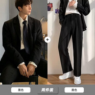 星禾萊休閑西裝男套裝痞帥高校學(xué)生小西服男女百搭班服外套DK學(xué)院風(fēng)班服 西服+長(zhǎng)西褲 2XL 135-152斤