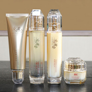 靚妃女人黃金水乳套裝補水保濕滋潤抗皺緊致肌膚護膚精華霜女士化妝品 潔顏乳+營(yíng)養液+保鮮乳+水能霜