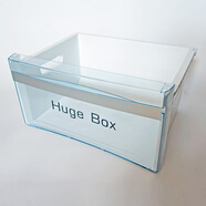 適用于海爾冰箱抽屜配件冷凍室上盒子冷藏盒通用餃子盤bcd206 大抽屜5972（帶裝飾條）