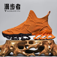 漫步者典藏版【官網(wǎng)名品 原裝直郵】 高級定制刀鋒戰(zhàn)士男鞋限量跑步鞋男 MBZ定制丨漸變棕丨官方限定 43
