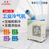 冬夏（DONGXIA）SAC-18 單冷工業(yè)小型冷氣機 移動(dòng)空調 戶(hù)外空調 工廠(chǎng)制冷 SAC-18